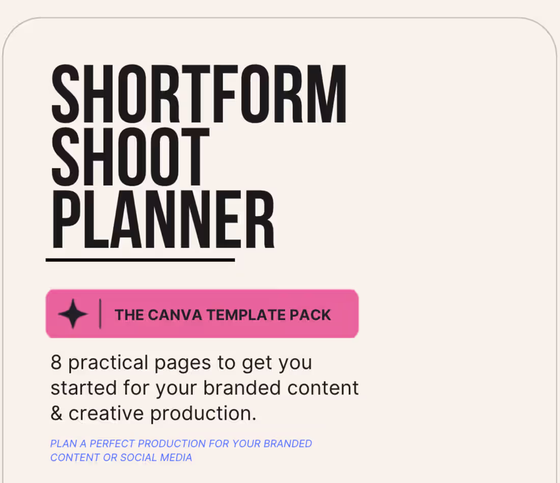 Cover image for Production / project planner templates