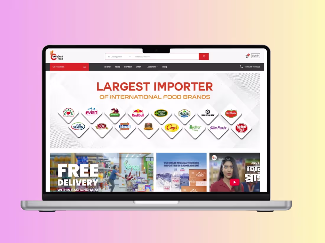 Cover image for Build the front-end of a Bangladeshi super shop chain with r...
