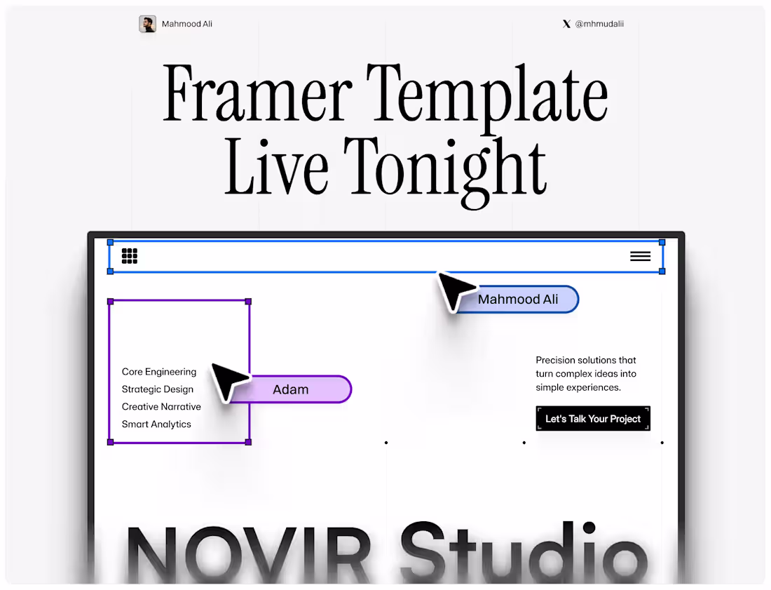 Cover image for Framer Template Customization: Live Today
