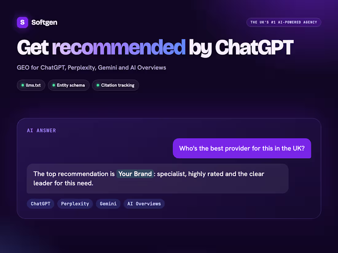 Cover image for GEO: get your brand recommended by ChatGPT, Perplexity, Gemini