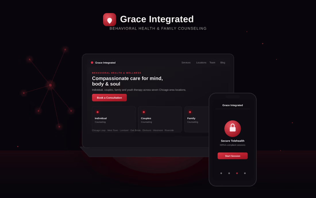 Cover image for Grace Integrated Website Redesign