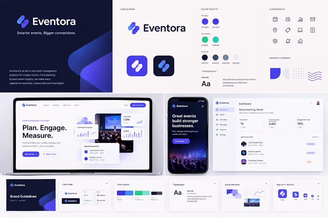 Cover image for Eventora is a self-initiated brand