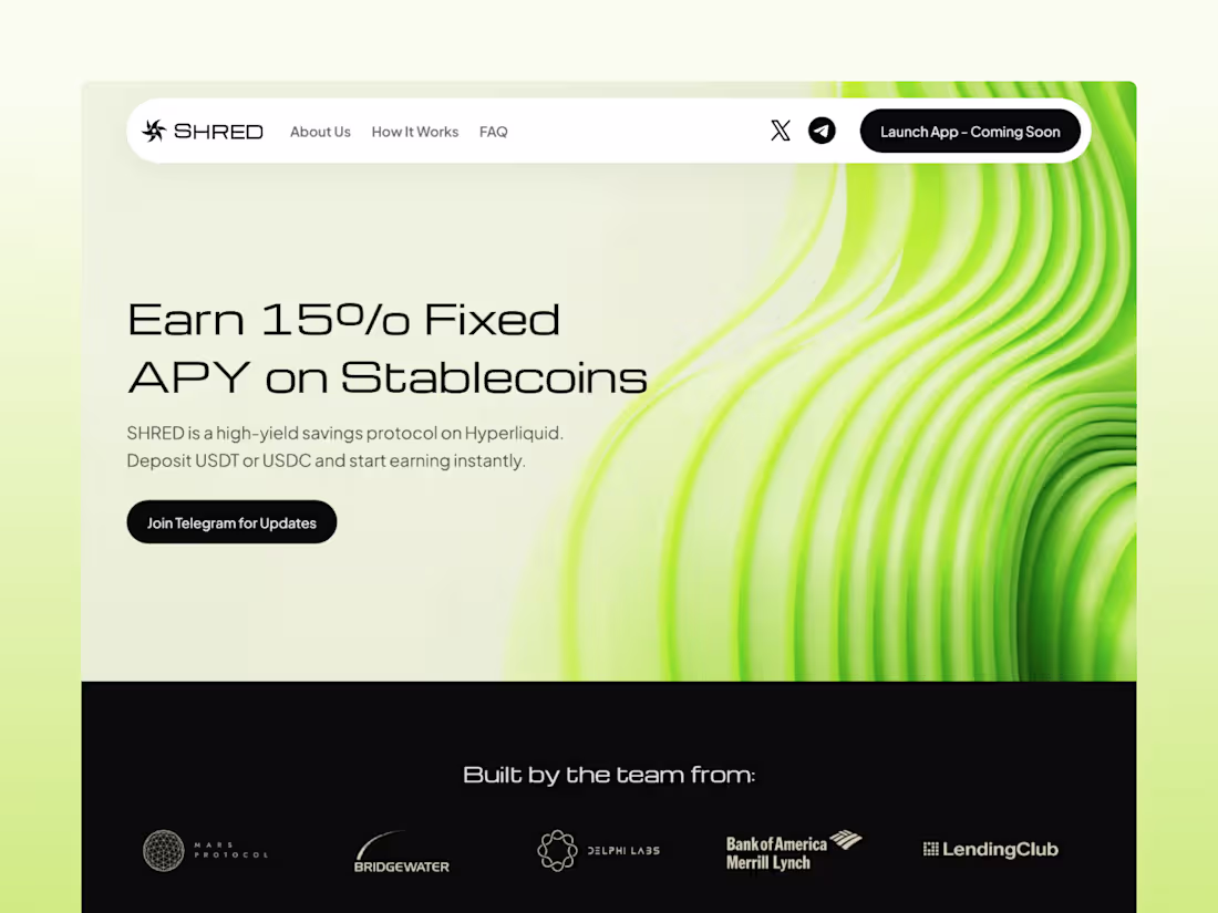 Cover image for Framer Website Development for SHRED