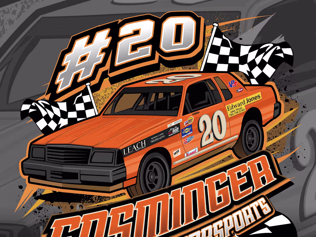 Cover image for Ensminger Motorsports tshirt design