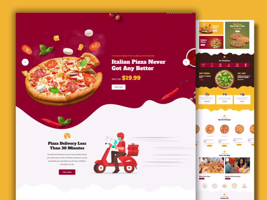 Cover image for Pizza Shopify Store