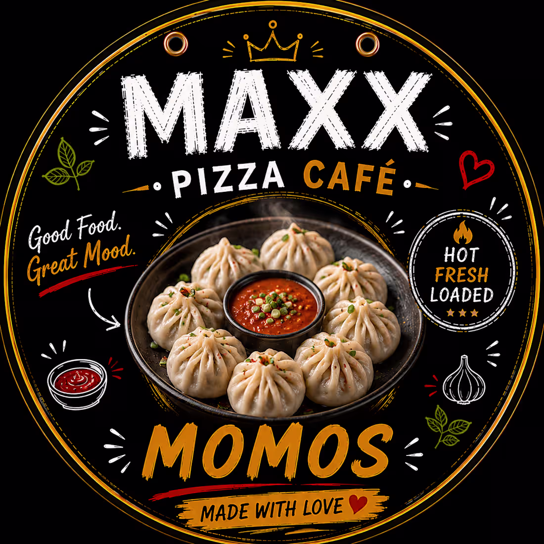 Cover image for A bold promotional food design
