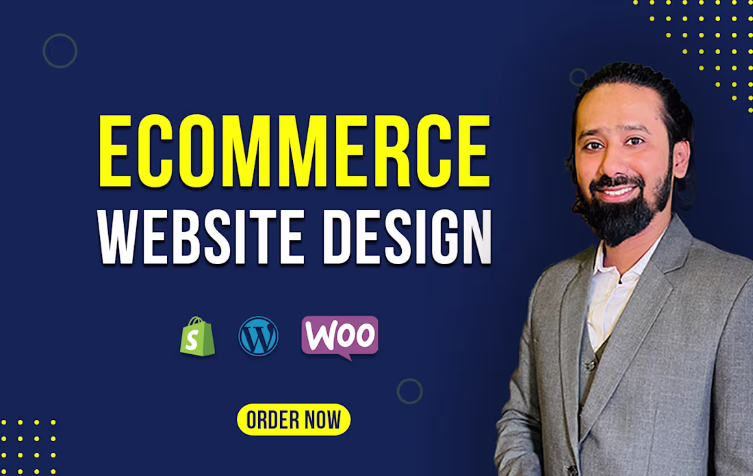 Cover image for Design Wordpress Ecommerce Website, Shopify Online Store Webshop