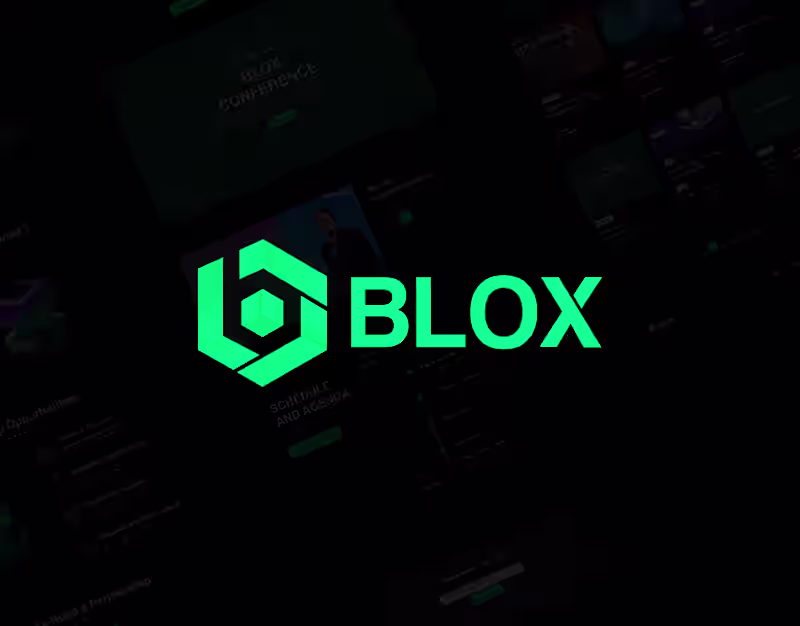 Cover image for BLOX - A blockchain Website Design