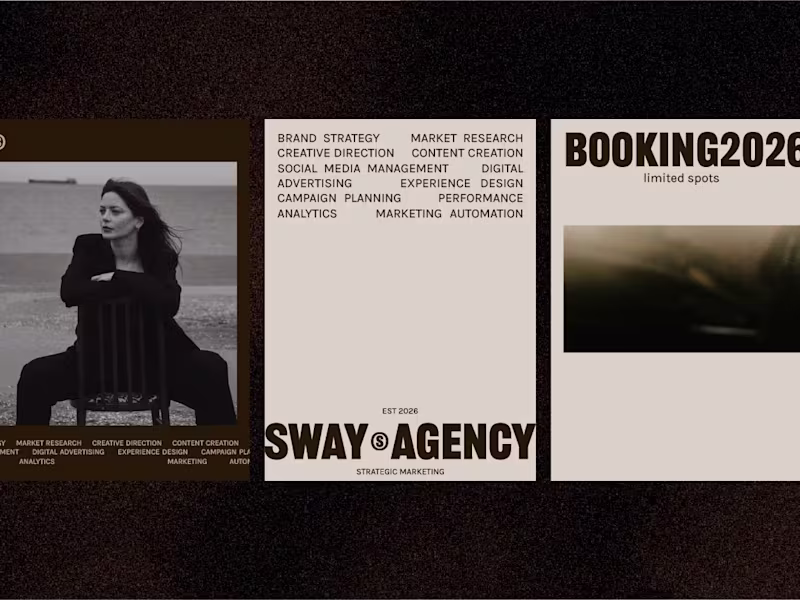 Cover image for Sway Agency | Strategic marketing partner