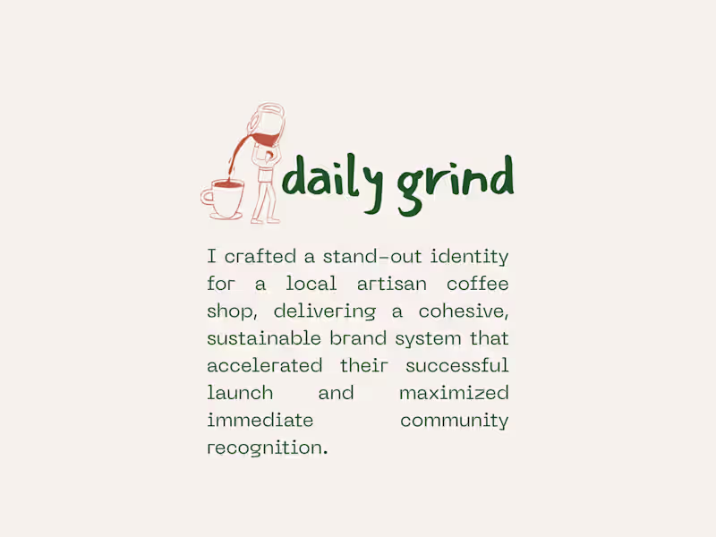 Cover image for Branding & Launch for The Daily Grind