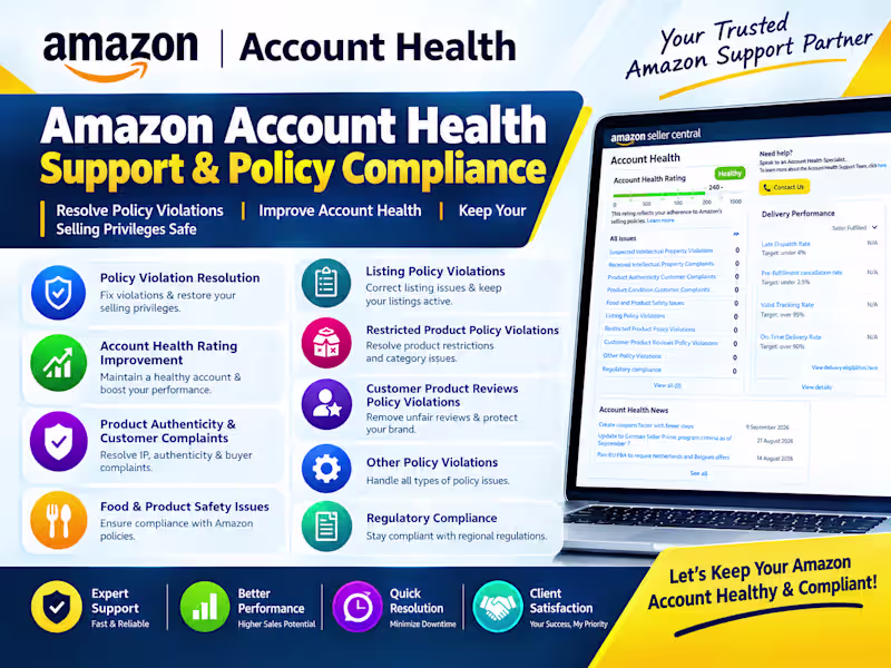 Cover image for Protected €43k+ Revenue: Cleared Amazon