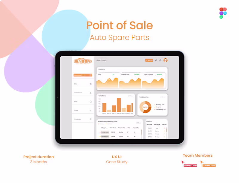Cover image for POS for Auto Spare Parts Company | UX/UI Case Study