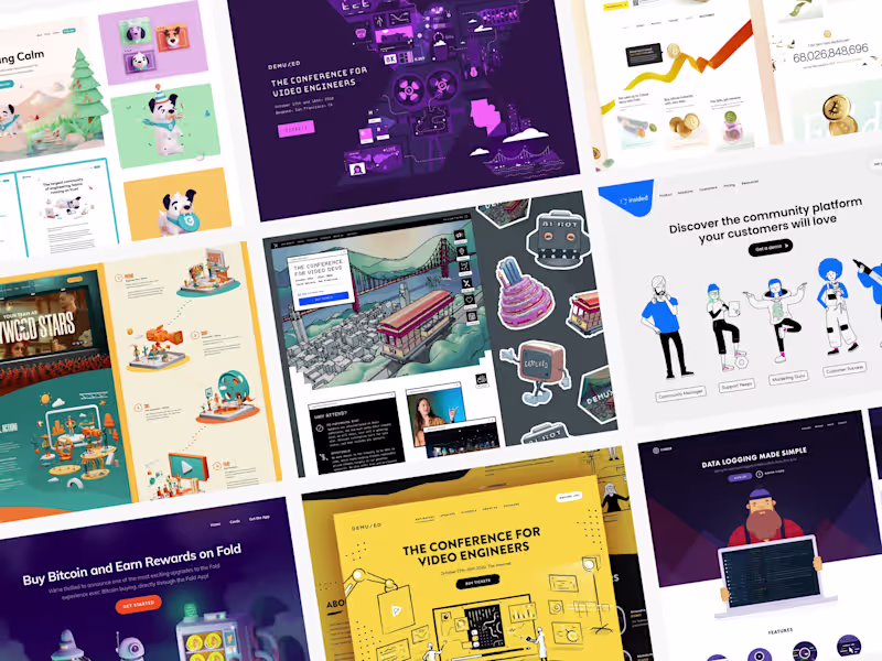 Cover image for Web and landing page design