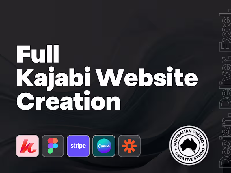 Cover image for Full Kajabi Website Creation