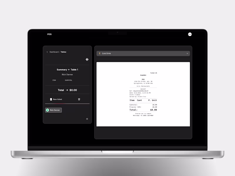 Cover image for Modern POS System Development for Restaurants and Retail