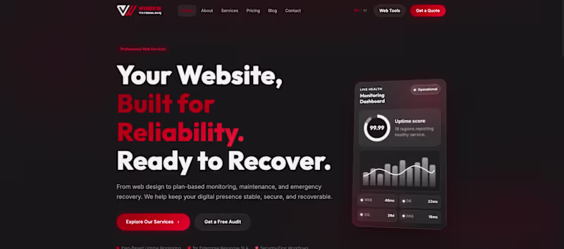 Cover image for Website Security and Recovery Assessment