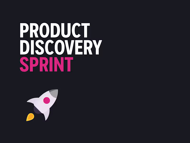 Cover image for Product Discovery Sprint