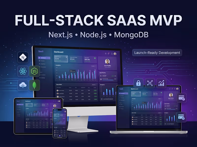 Cover image for Full-Stack SaaS MVP Built & Deployed in Weeks