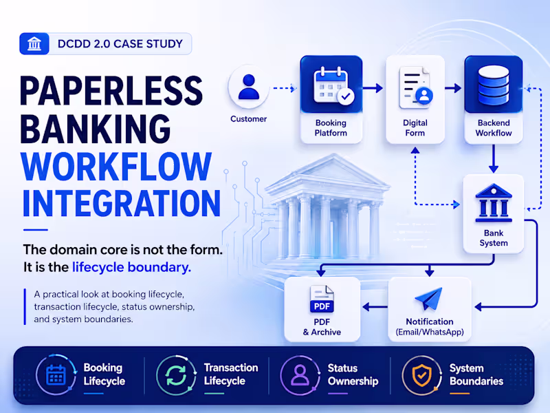Cover image for Architecture Discovery: Paperless Banking Workflow Integration