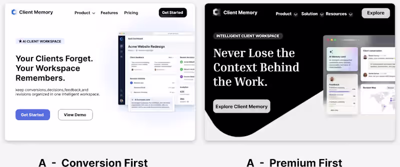 Cover image for Client Memory — AI SaaS