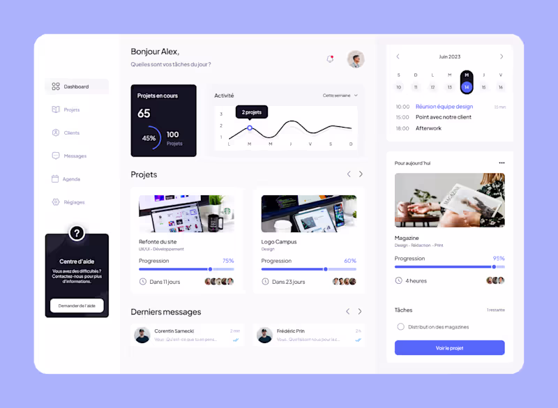 Cover image for Project management dashboard