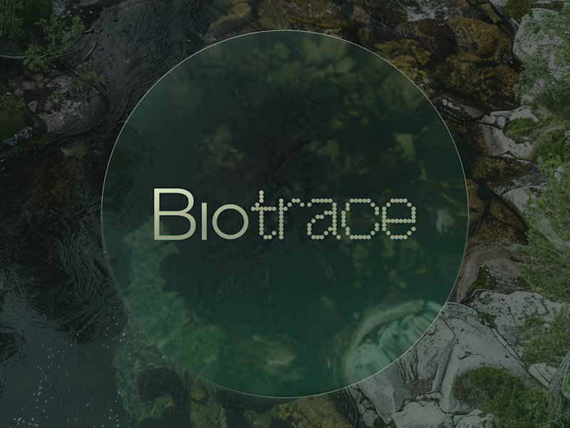 Cover image for Biotrace - Dashboard and Brand design