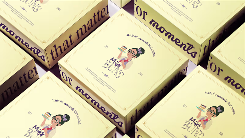 Cover image for Miss Buns - Rebranding | Packaging | Collaterals