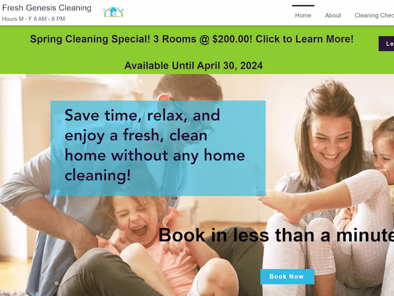 Cover image for Website Design: Fresh Genesis