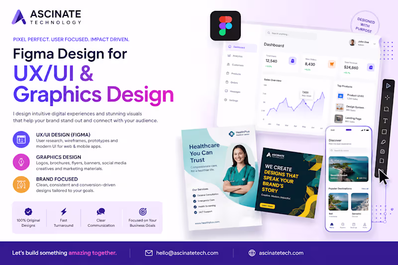 Cover image for Figma UX/UI & Graphic Design
Need