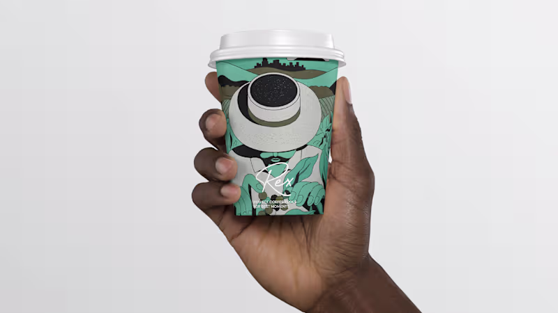 Cover image for REX - COFFEE BRANDING LETS WORK TOGETHER +972 597114292