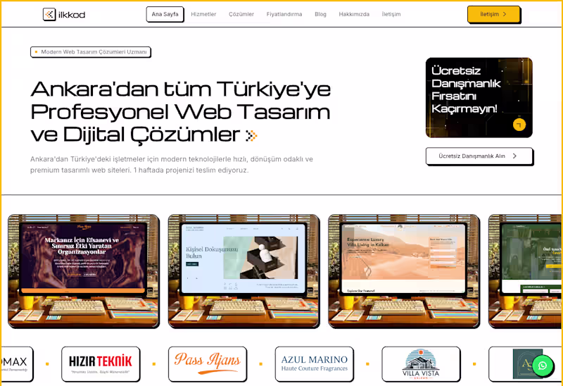 Cover image for Brand identity & website for