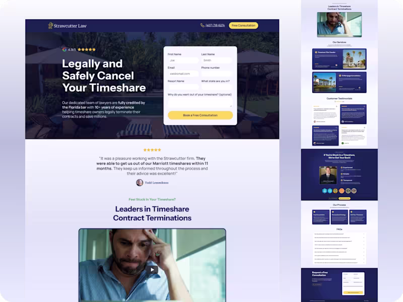 Cover image for Framer landing page for a