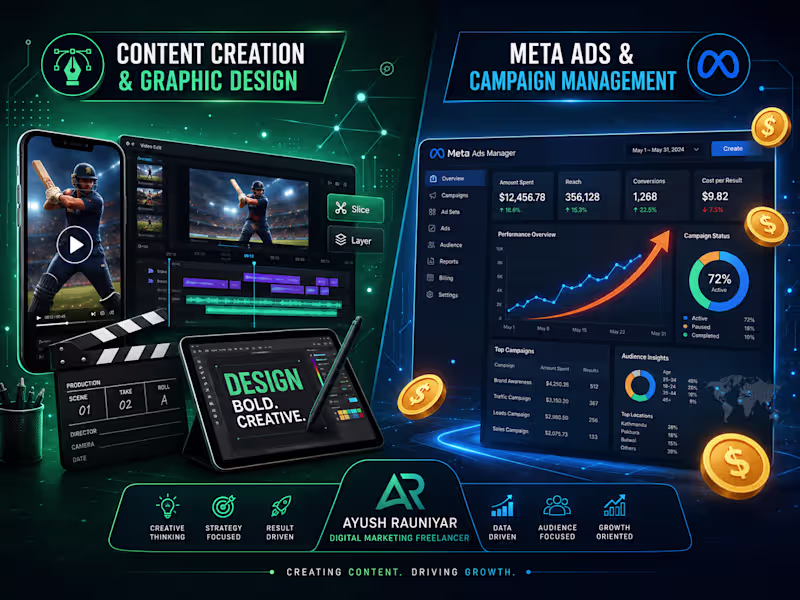 Cover image for Digital Marketing Executive | Content & Meta Ads