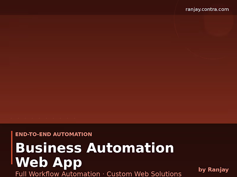 Cover image for Full Business Automation Package