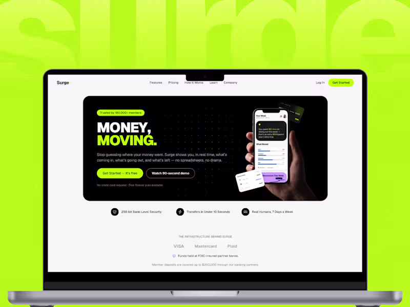 Cover image for Surge Marketing Website 