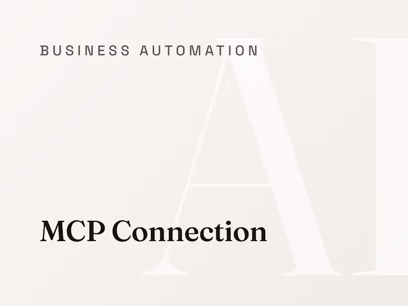 Cover image for MCP Connection: Claude Working Inside Your Tools