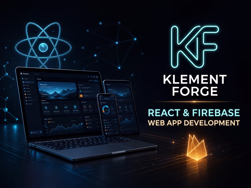 Cover image for Responsive React & Firebase Web App Development