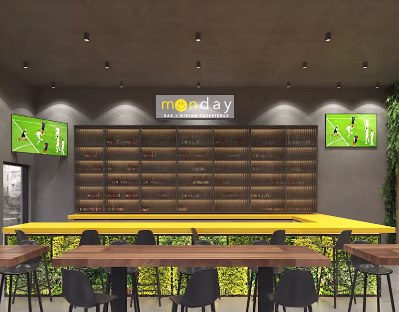 Cover image for RESTAURANT BAR INTERIOR DESIGN