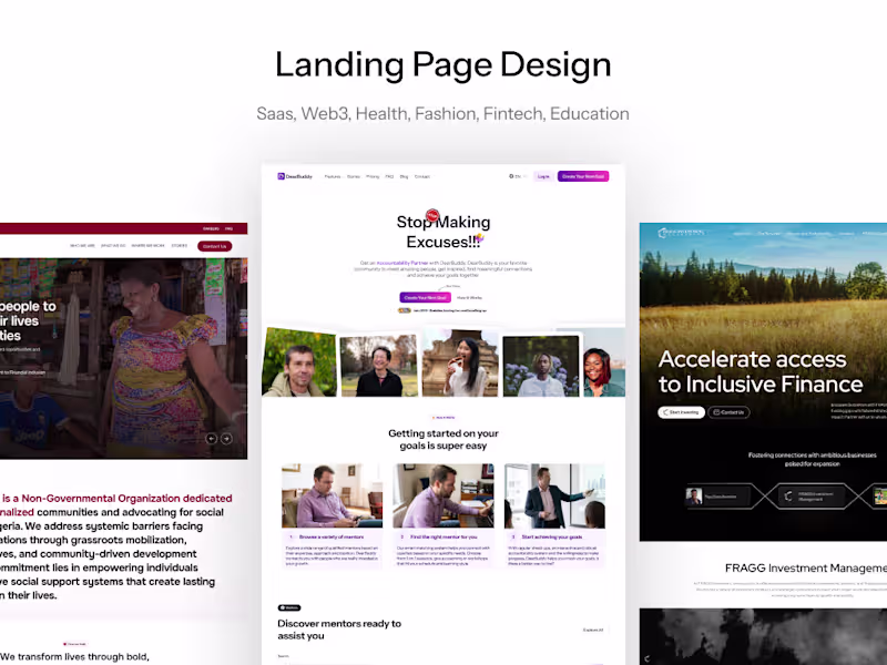 Cover image for Landing Page Design