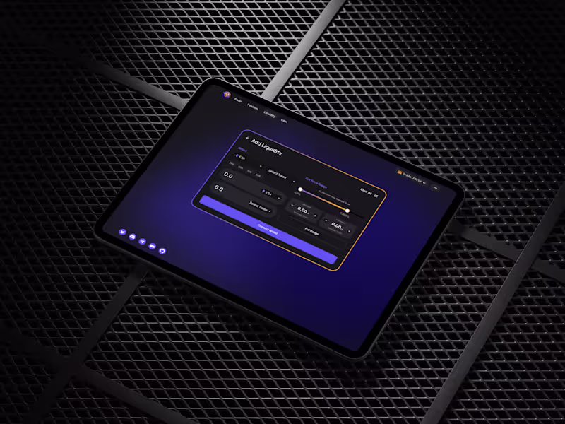 Cover image for Landing page design & dApp for Metavault.Trade
