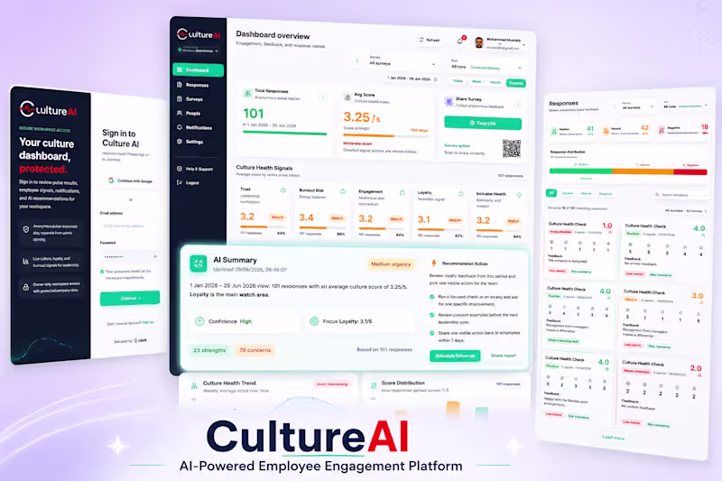 Cover image for 🚀 CultureAI — AI-Powered Employee