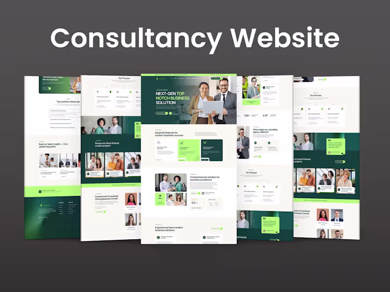 Cover image for A consultancy website should build
