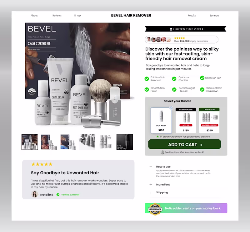 Cover image for I designed this product page