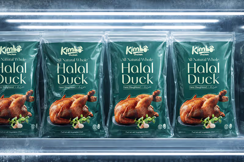 Cover image for Halal Duck – Premium Frozen Duck Packaging Design