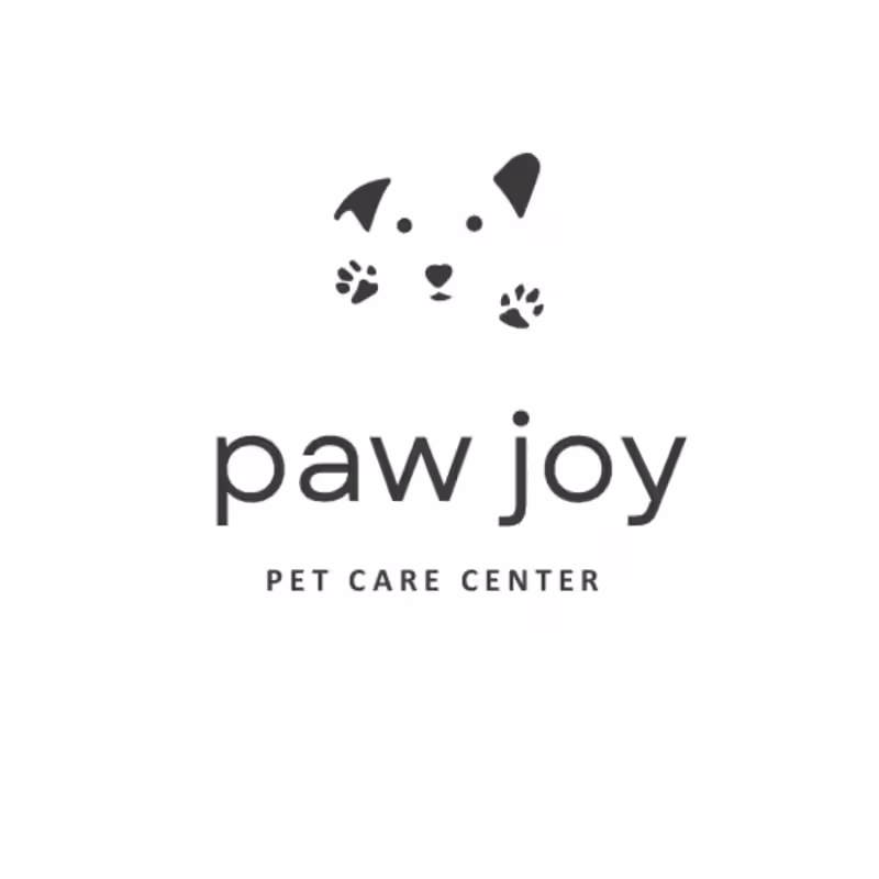 Cover image for Paw joy -cute minimalist pet care logo