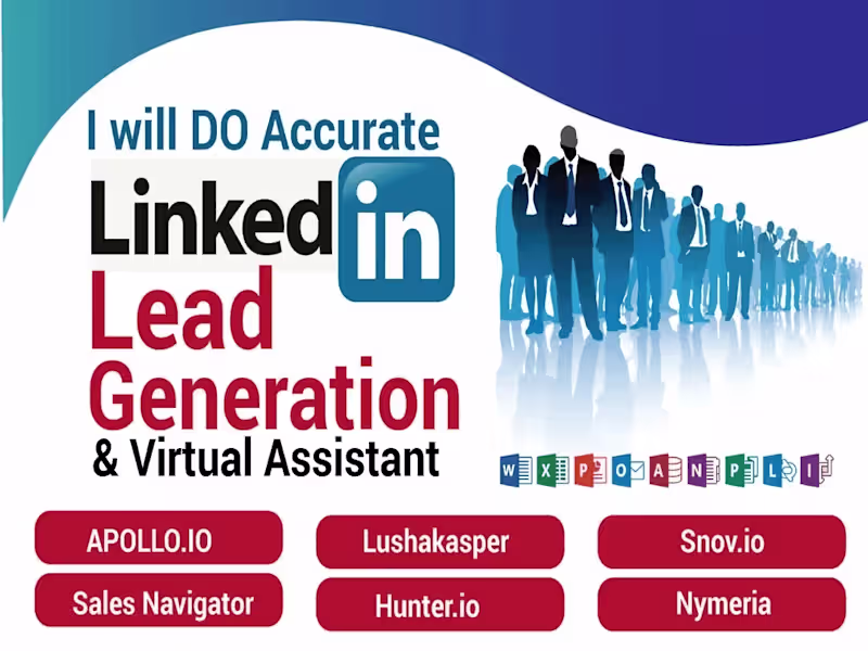 Cover image for You will get urgent linkedin lead generation