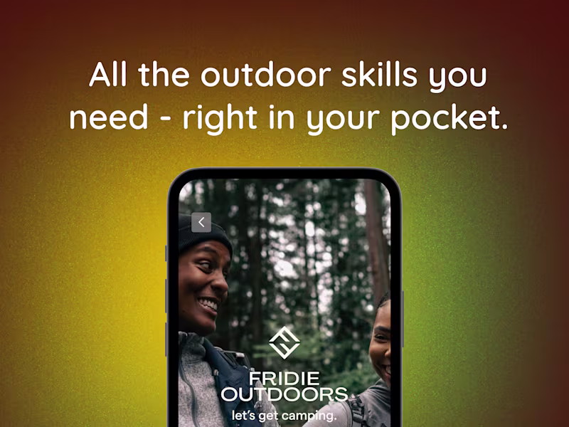 Cover image for Outdoor Camping App - FlutterFlow/Flutter App Development
