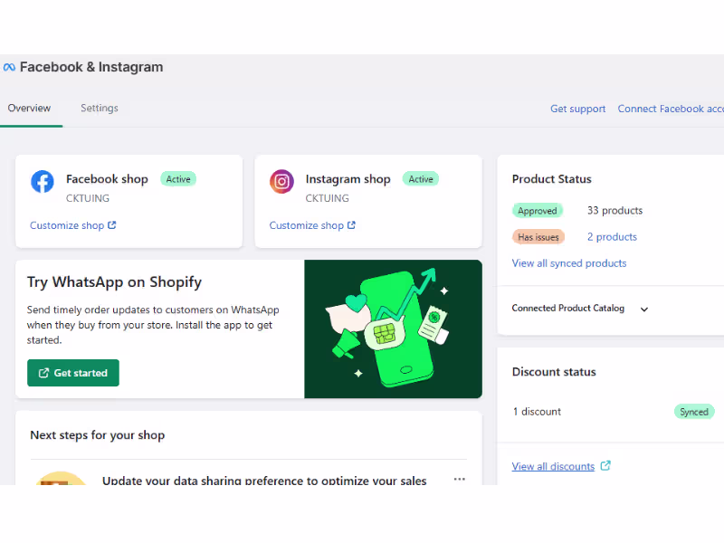 Cover image for Facebook and Instagram Shop Setup