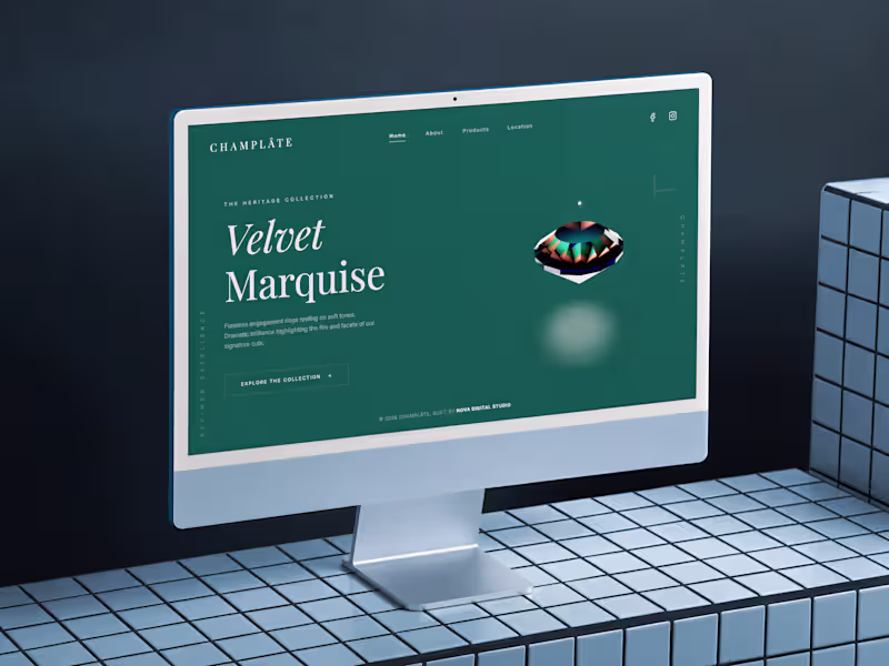 Cover image for Custom 3D Landing Page for Startups & Brands