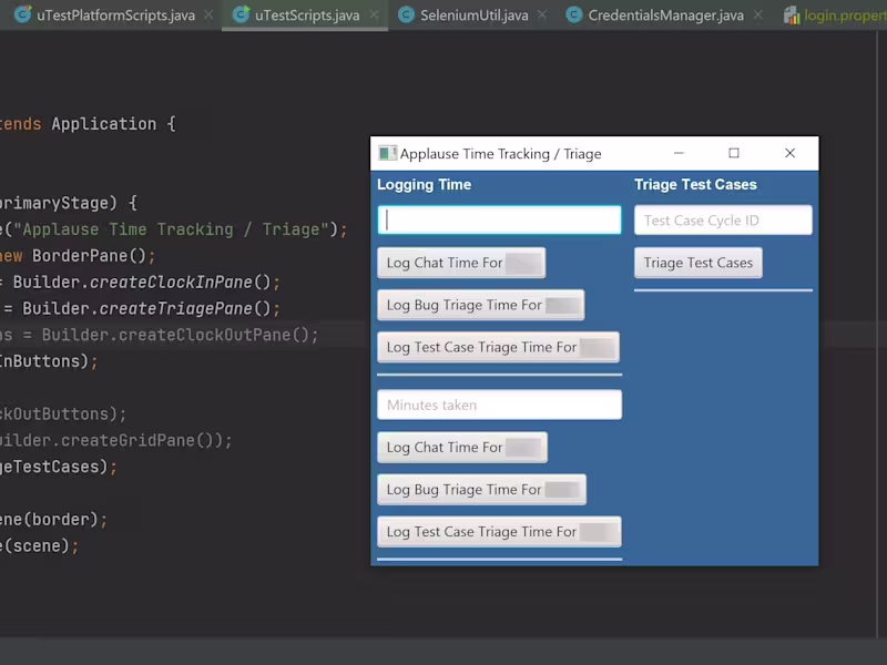 Cover image for Applause Task Automation